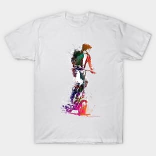 Electric scooter sport art T-Shirt